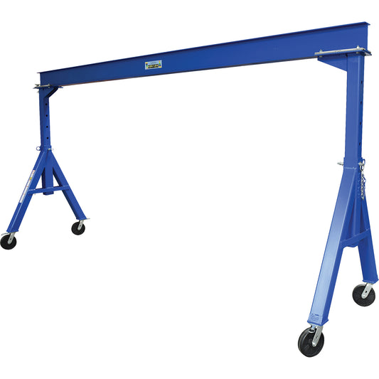 Adjustable Height Gantry Crane, 15' L, 4000 lbs. (2 tons) Capacity
