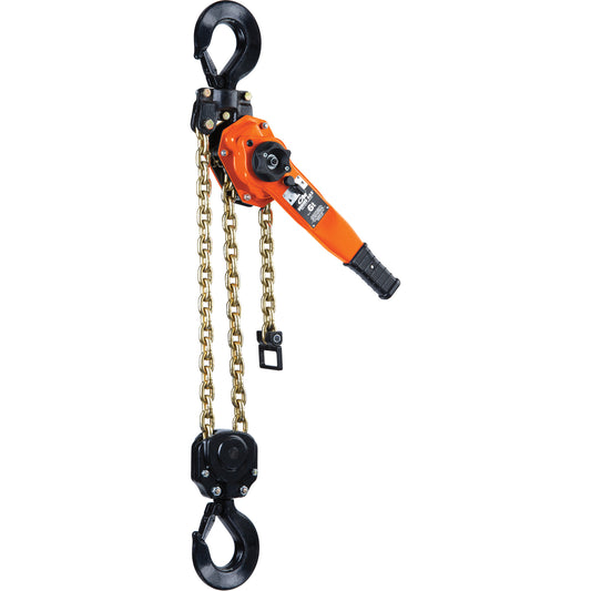 Series 653™-A Ratchet Lever Hoist, 5' Lift, 12000 lbs. (6 tons) Capacity, Steel Chain