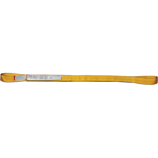 Lifting Sling, Double Ply, Double Eye, Type 3, 2" W x 20' L, 6200 lbs. Vertical Cap.