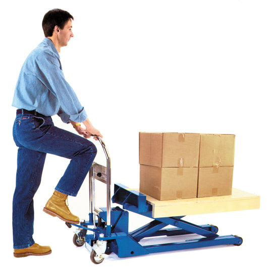 Low Profile Dandy Lift™ Scissor Lift Table, 37-1/10" L x 19-7/10" W, Steel, 1100 lbs. Capacity