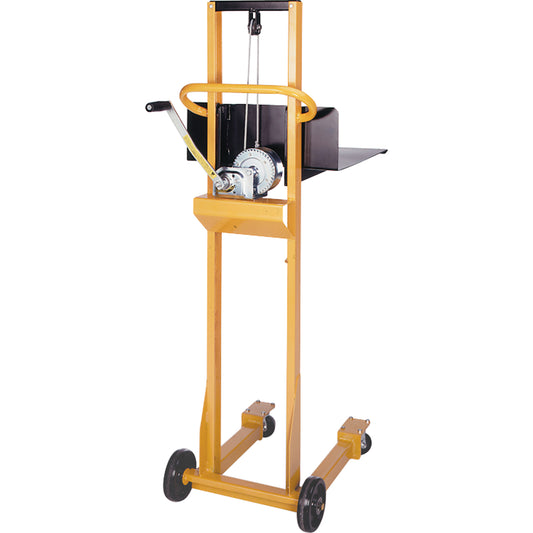 Easy-Lift Platform Lift Stacker, Hand Winch Operated, 500 lbs. Capacity, 52" Max Lift