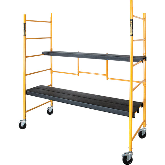Mobile Work Scaffolding - Maxi Round Scaffolding, Steel Frame, 78-1/4" H