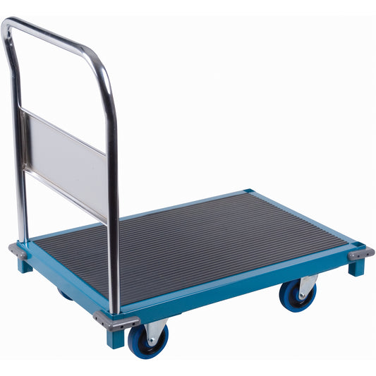 Institutional Platform Trucks, 36" L x 24" W, 1000 lbs. Capacity, Rubber Casters