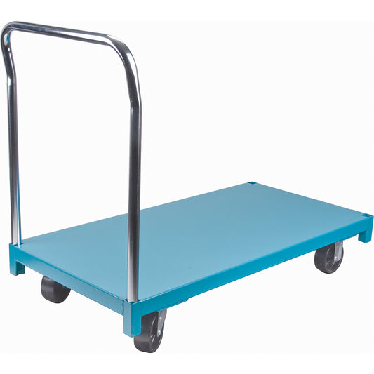 Platform Truck, 48" L x 24" W, 900 lbs. Capacity, Polyolefin Casters