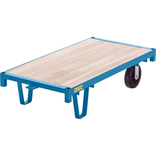 Specialized Platform Decks - Semi Live Skids, 60" L x 30" W, 2000 lbs. Capacity, Rubber Casters