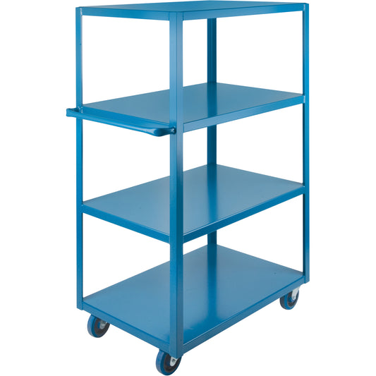 Heavy-Duty Shelf Cart, 4 Tiers, 18" W x 61" H x 30" D, 1200 lbs. Capacity