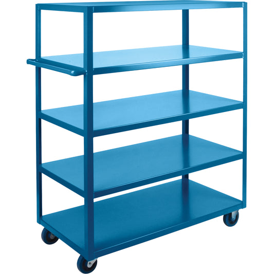 Heavy-Duty Shelf Cart, 5 Tiers, 24" W x 61" H x 36" D, 1200 lbs. Capacity