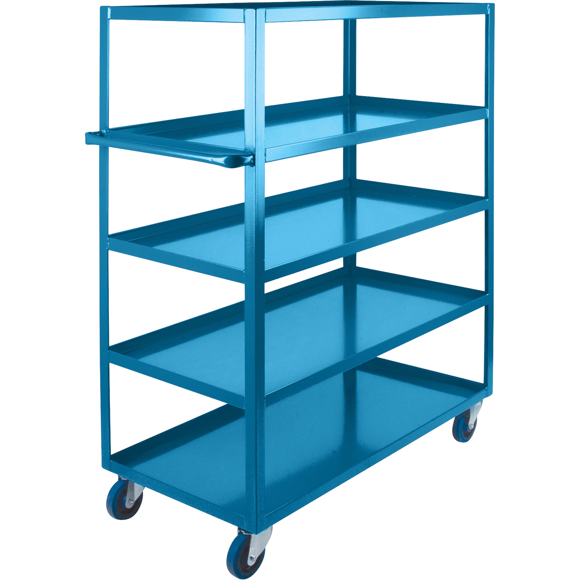 Heavy-Duty Shelf Carts, 5 Tiers, 24" W x 61" H x 51" D, 1200 lbs. Capacity