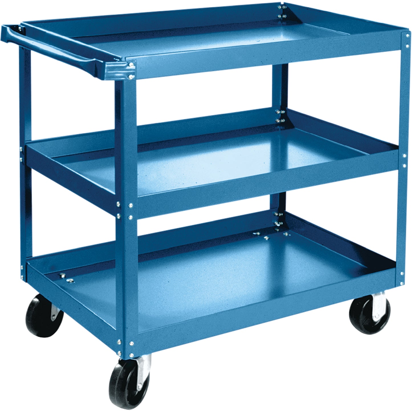 Shelf Carts , 3 Tiers, 24" W x 36" H x 36" D, 900 lbs. Capacity