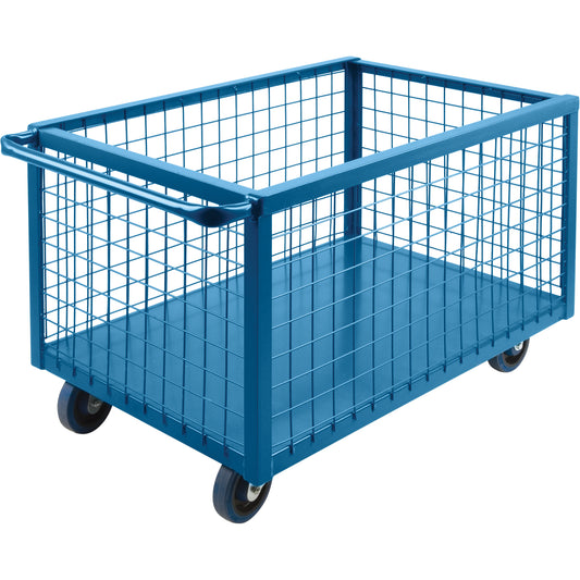 Wire Mesh Box Truck, Steel, 63" L x 24" W x 31.5" H, 20 cu. ft. Volume, 1200 lbs. Capacity