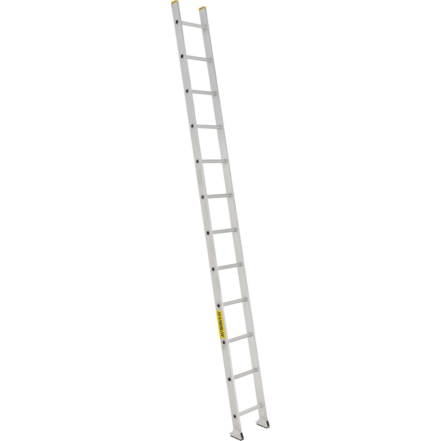 Industrial Heavy-Duty Straight Ladders, 12', Aluminum, 300 lbs., CSA Grade 1A