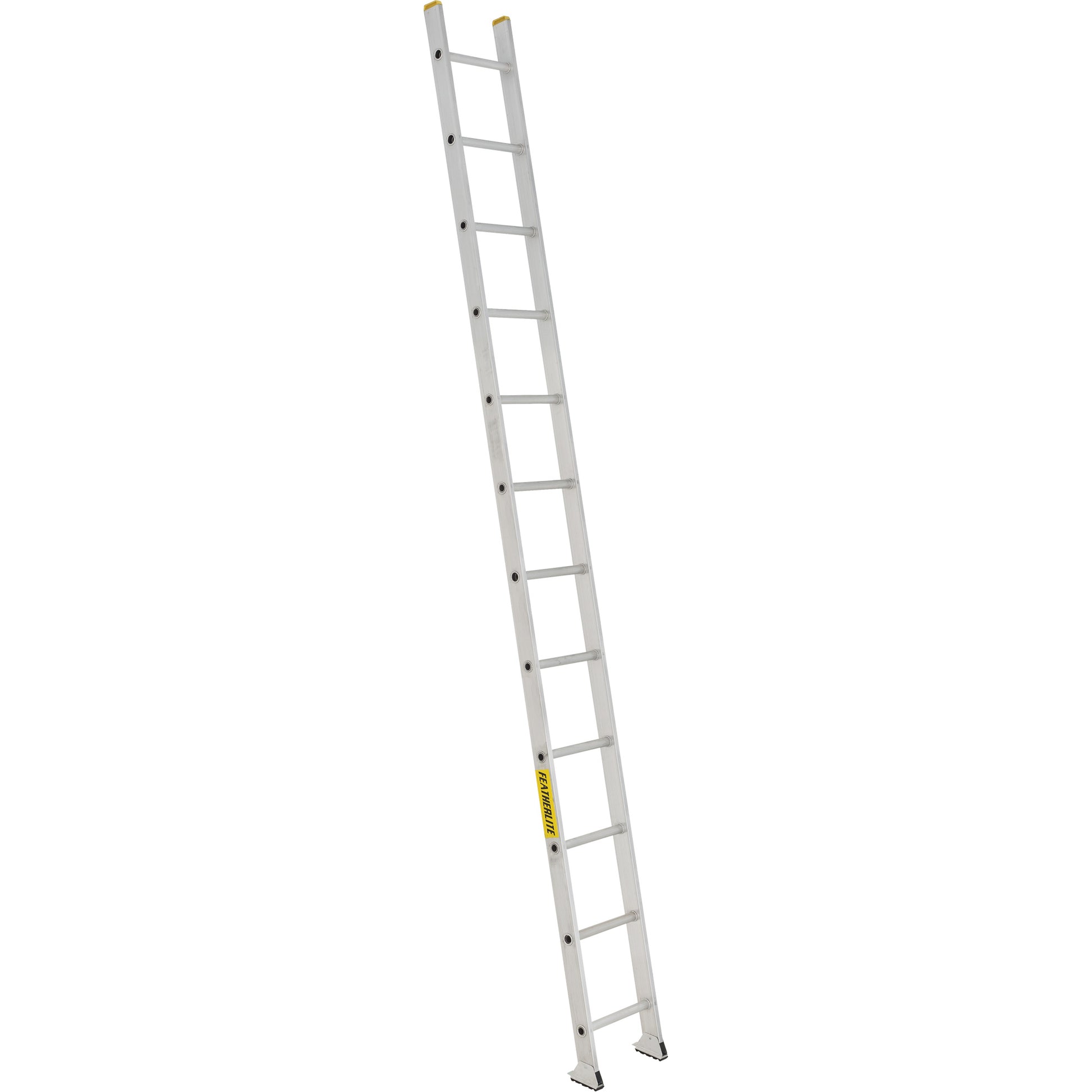 Industrial Heavy-Duty Straight Ladders, 12', Aluminum, 300 lbs., CSA Grade 1A