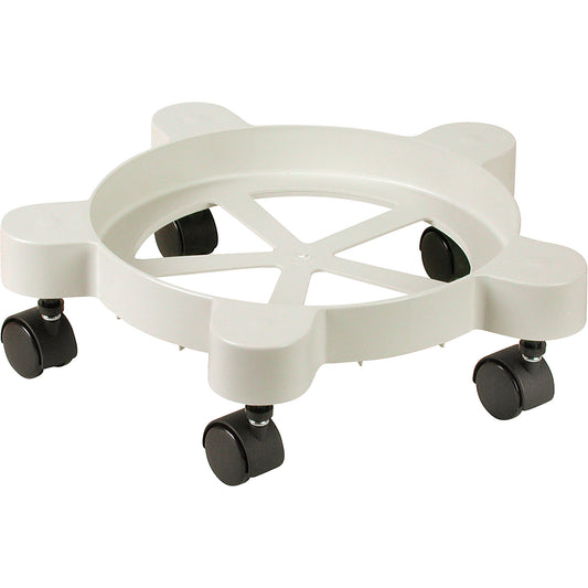 Lil'Dolly™ Pail Dollies, Plastic, 75 lbs. Capacity, 11" Diameter, Plastic Casters