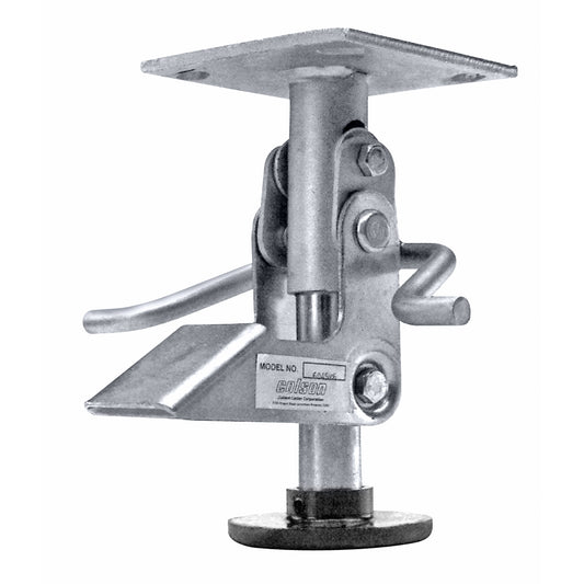 Heavy-Duty Floor Lock Brake, 7-3/4" Extended Height, 6-21/32" Retracted Height