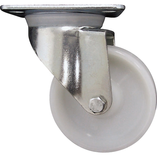 White Caster, Swivel, 4" (101.6 mm), Polyamide, 275 lbs. (125 kg.)