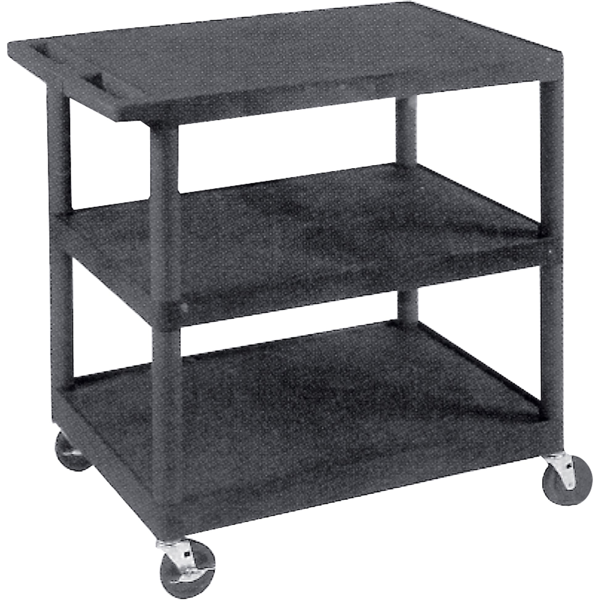 Utility Cart, 3 Tiers, 18" x 34" x 24", 400 lbs. Capacity