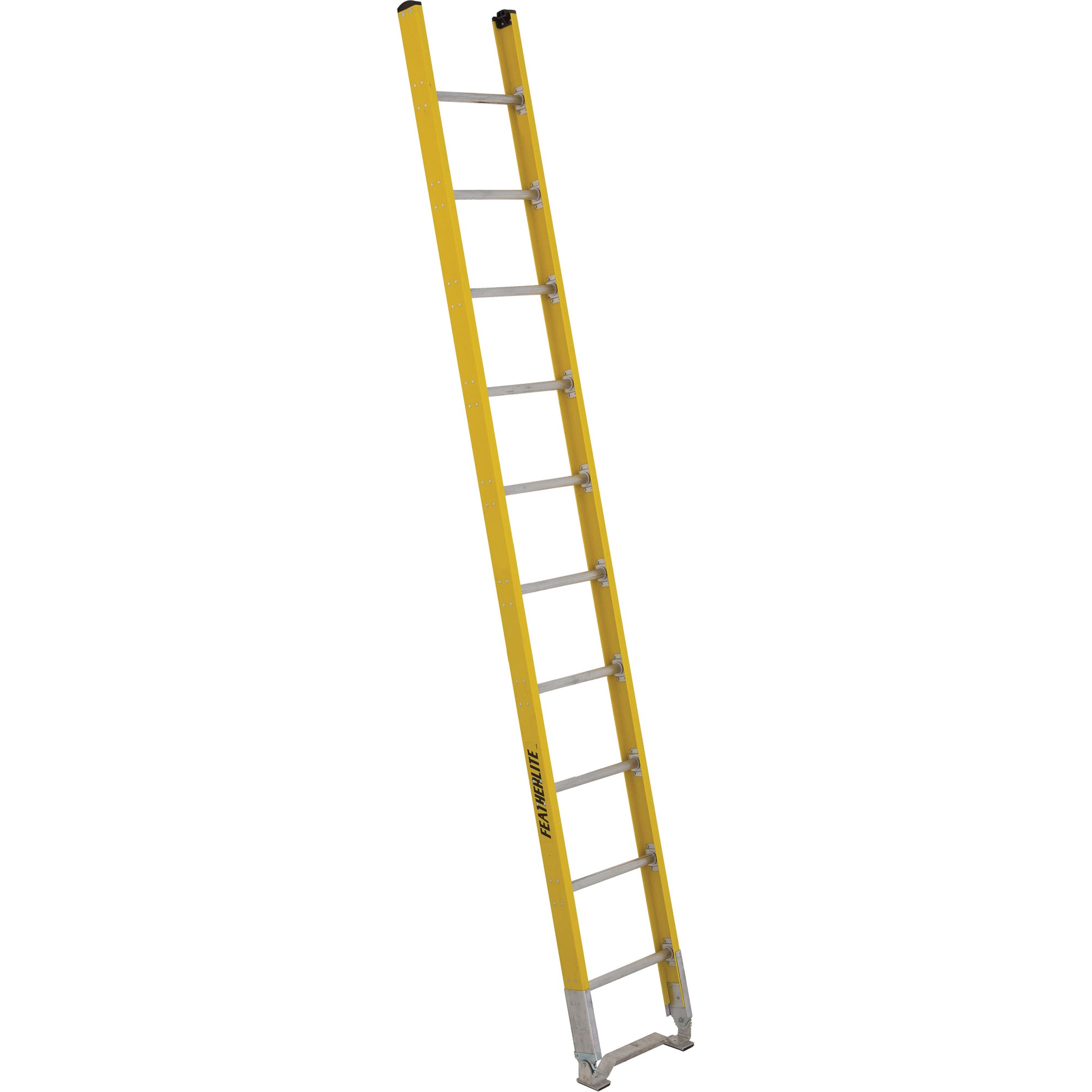 Single Section Straight Ladder - 6100 Series, 10', Fibreglass, 375 lbs., CSA Grade 1AA