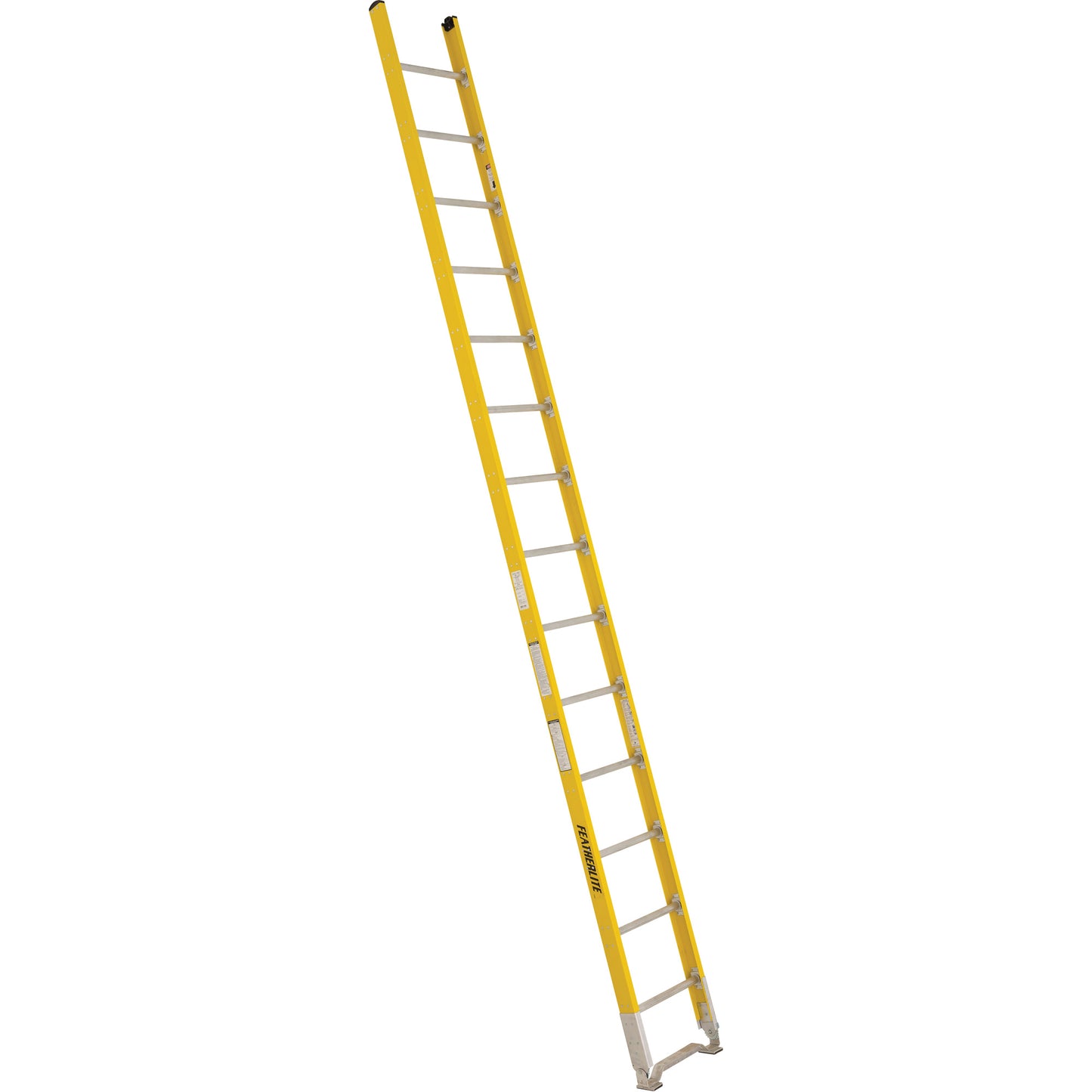 Single Section Straight Ladder - 6100 Series, 14', Fibreglass, 375 lbs., CSA Grade 1AA