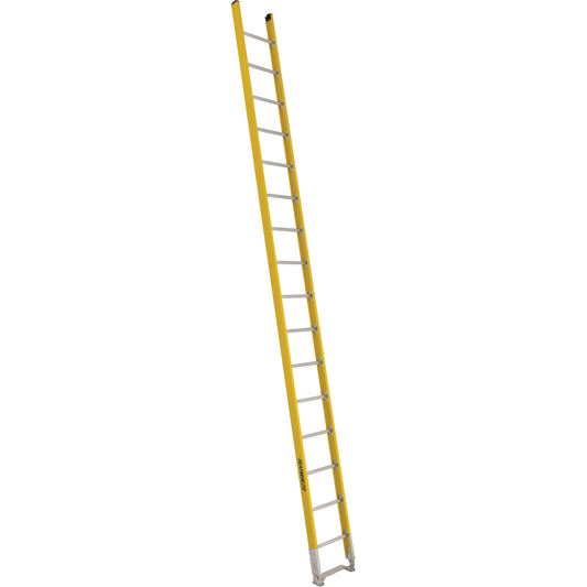 Single Section Straight Ladder - 6100 Series, 16', Fibreglass, 375 lbs., CSA Grade 1AA