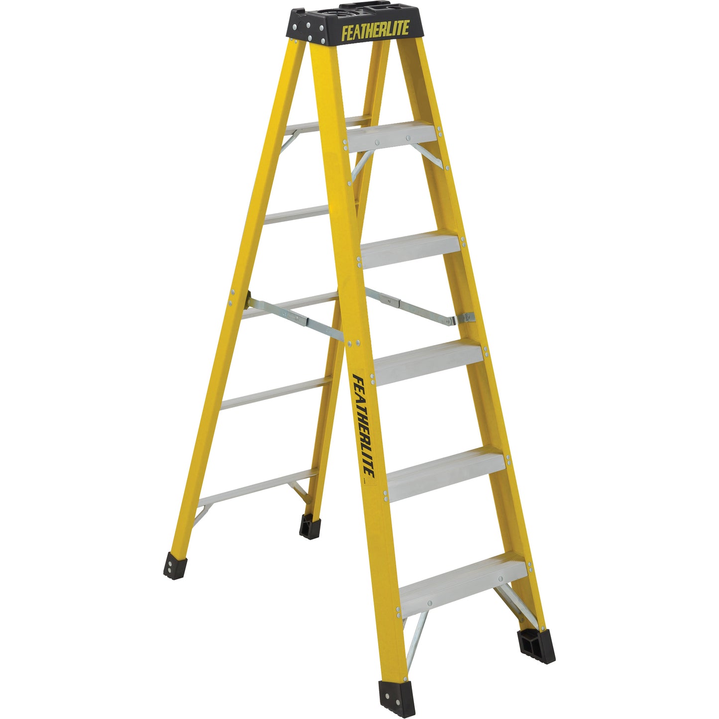 Industrial Heavy-Duty Stepladders (6900 Series), 6', Fibreglass, 300 lbs. Capacity, Type 1A
