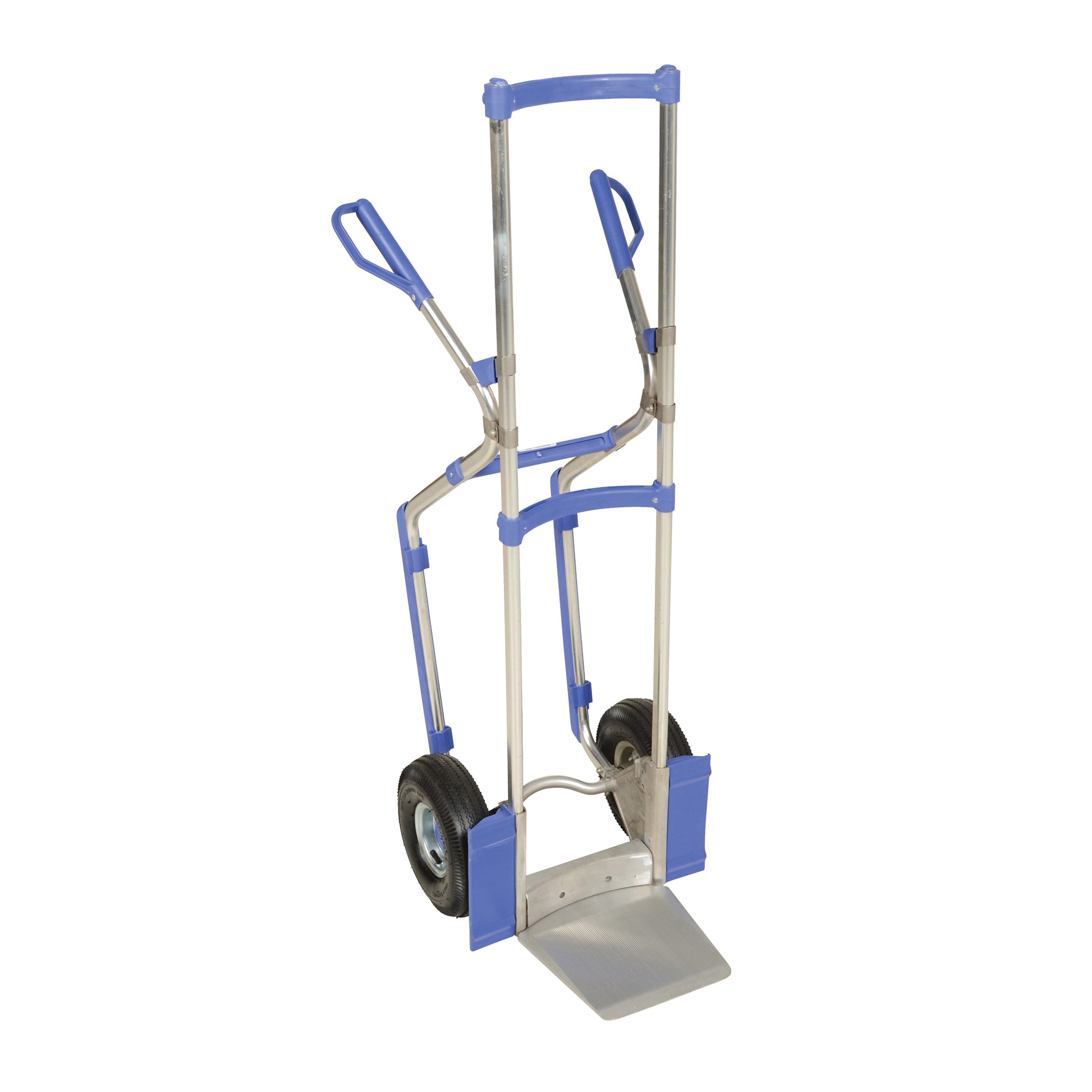 Ergonomic Hand Truck, Combination Handle, Aluminum, 52" Height, 350 lbs. Capacity