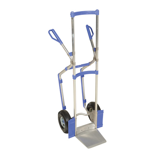 Ergonomic Hand Truck, Combination Handle, Aluminum, 52" Height, 350 lbs. Capacity