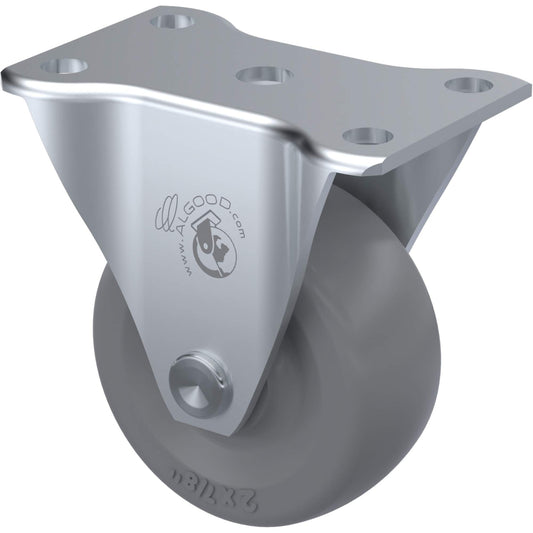 General Purpose Caster, Rigid, 2" (51 mm), Urethane, 85 lbs. (38 kg.)