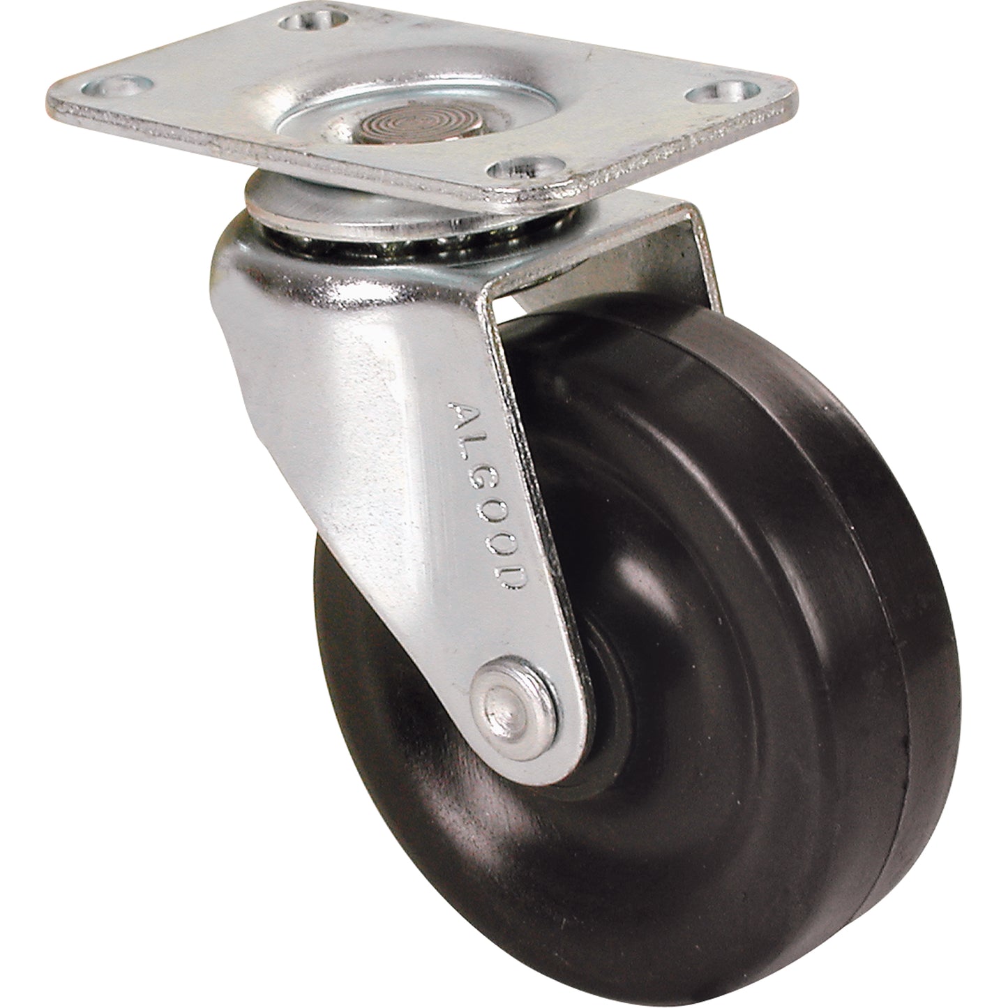 General Purpose Caster, Swivel, 2" (51 mm), Rubber, 80 lbs. (36 kg.)