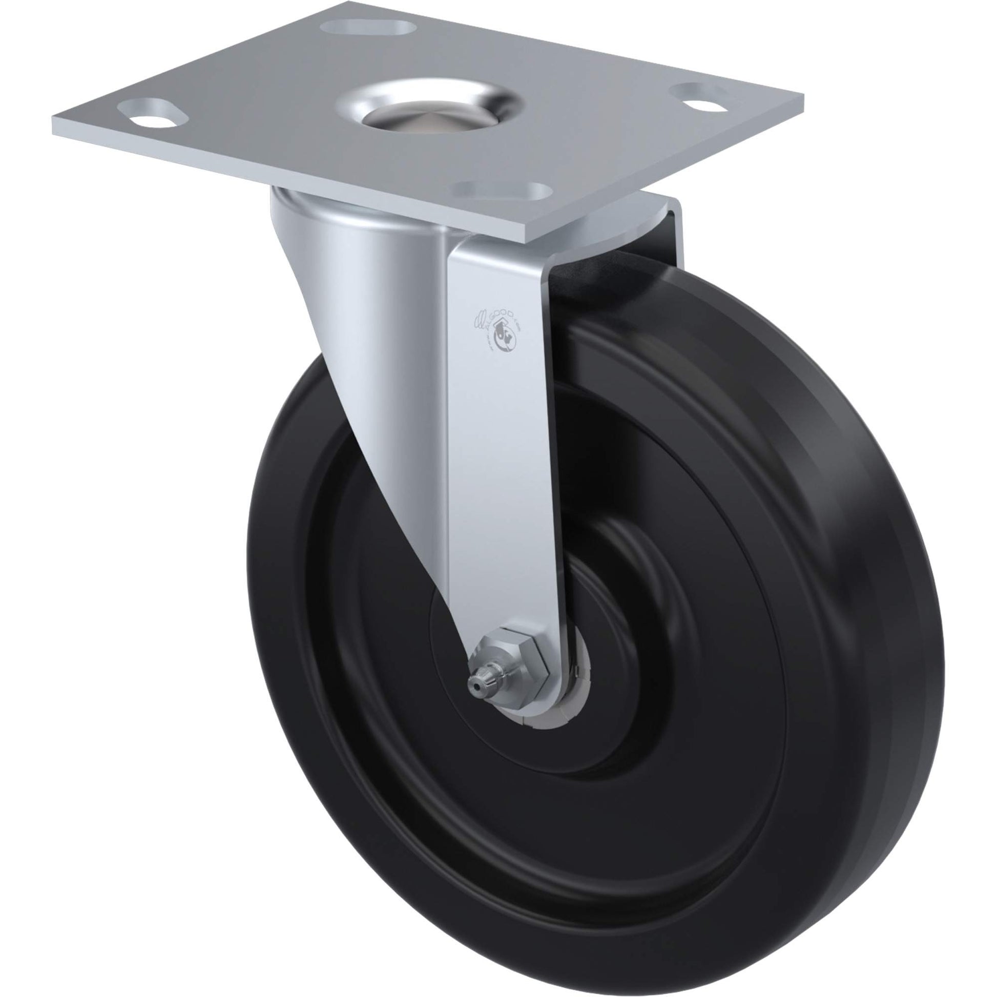 Heavy-Duty Caster, Swivel, 6" (152.4 mm), Phenolic, 550 lbs. (249.5 kg.)