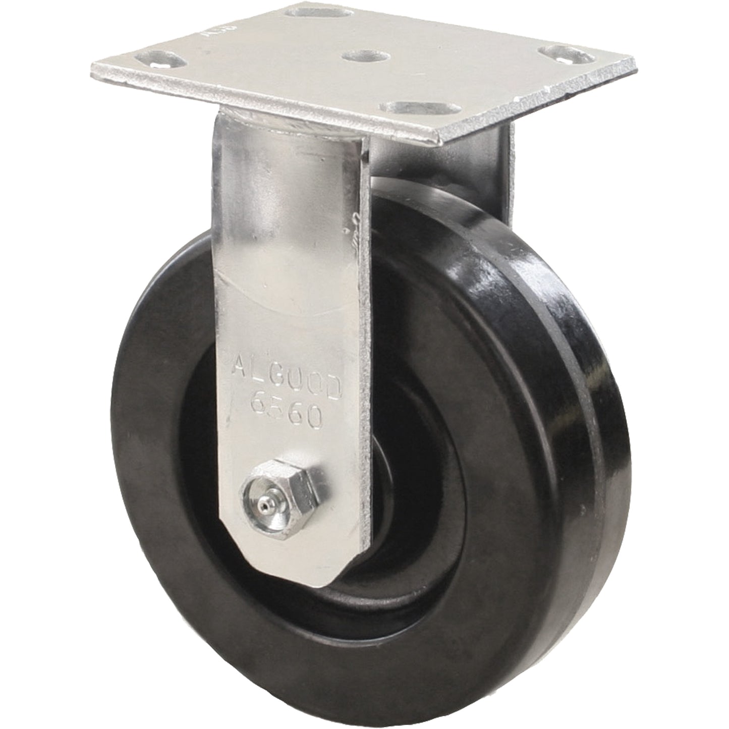 Heavy-Duty EMaxx Kingpin Caster, Rigid, 5" (127 mm), Phenolic, 1000 lbs. (453.6 kg.)