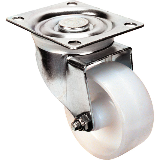 Caster, Swivel, 3" (76 mm), Polypropylene, 220 lbs. (100 kg.)