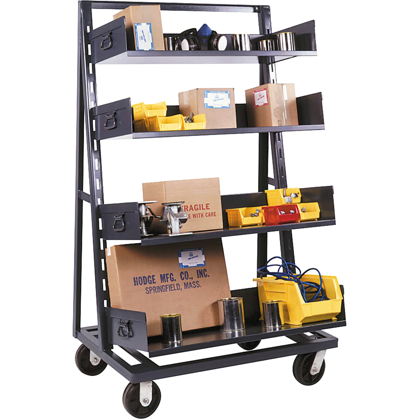 Adjust-A-Tray Trucks, 18" x 38" x 64", 1500 lbs. Capacity