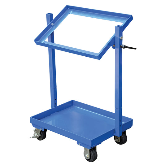 Stock Cart, Steel, 30-11/16" W x 19-1/4" D, 2 Shelves, 200 lbs. Capacity