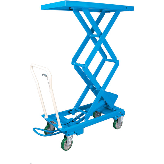 Scissor Lift Tables, 20-1/2" L x 39-3/4" W, Steel, 660 lbs. Capacity