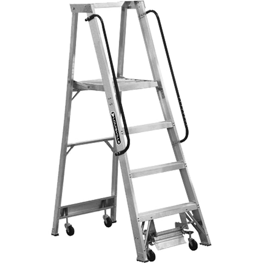 LADDER 4' ALUM MOBILE NOHANDRAIL 300LBS CAP