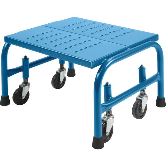 Rolling Step Stand 32 X 16 X 12, 1 Steps, 30" Step Width, 12" Platform Height, Steel