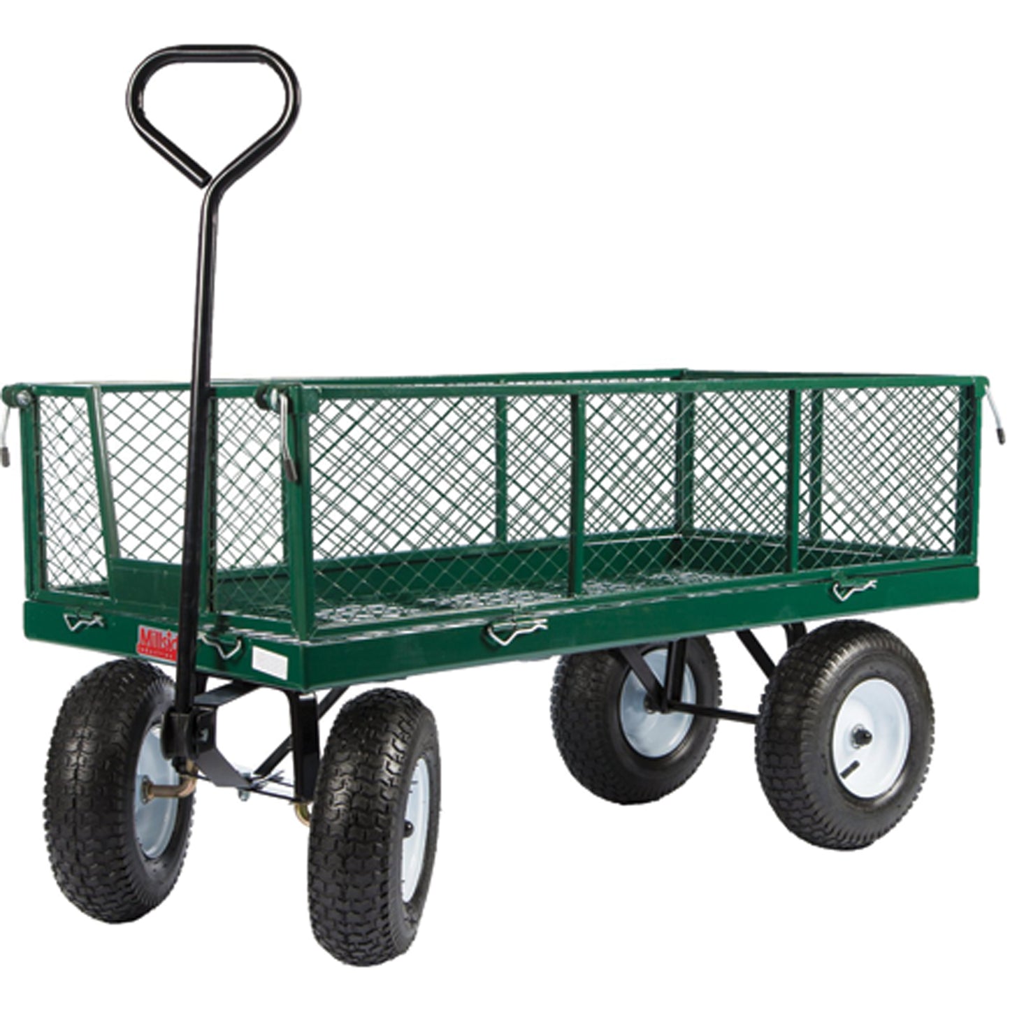 Wagons With Fold-Down Racks, 24" W x 48" L, 800 lbs. Capacity