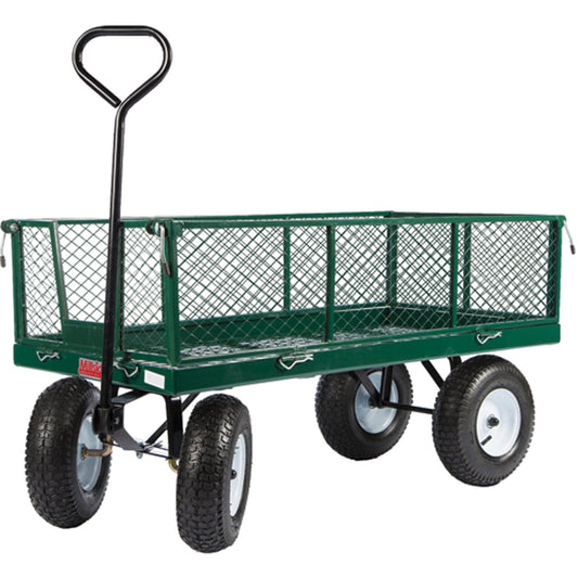 Wagons With Fold-Down Racks, 24" W x 48" L, 800 lbs. Capacity