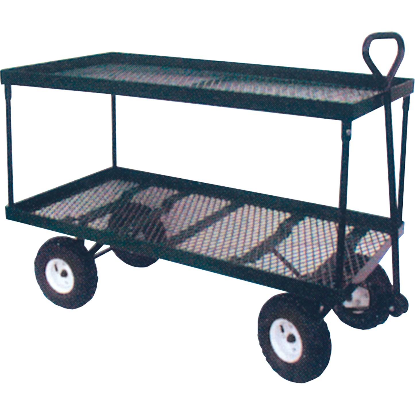 Double Deck Wagon, 24" W x 48" L, 600 lbs. Capacity