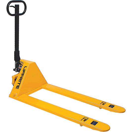 Ultra Low Profile Hydraulic Pallet Trucks, 48" L x 27" W, 5000 lbs. Cap.