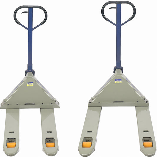 Adjustable Width Pallet Trucks, 48" L x 27" W, 5500 lbs. Capacity