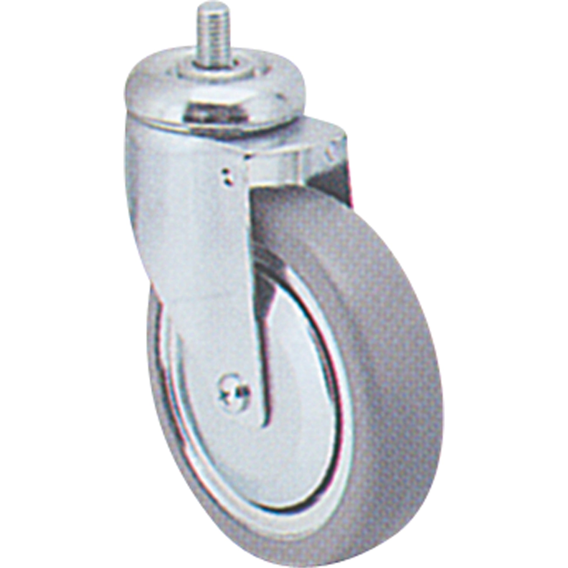 Zinc Plated Caster, Swivel, 3" (76 mm) Dia., 180 lbs. (82 kg.) Capacity