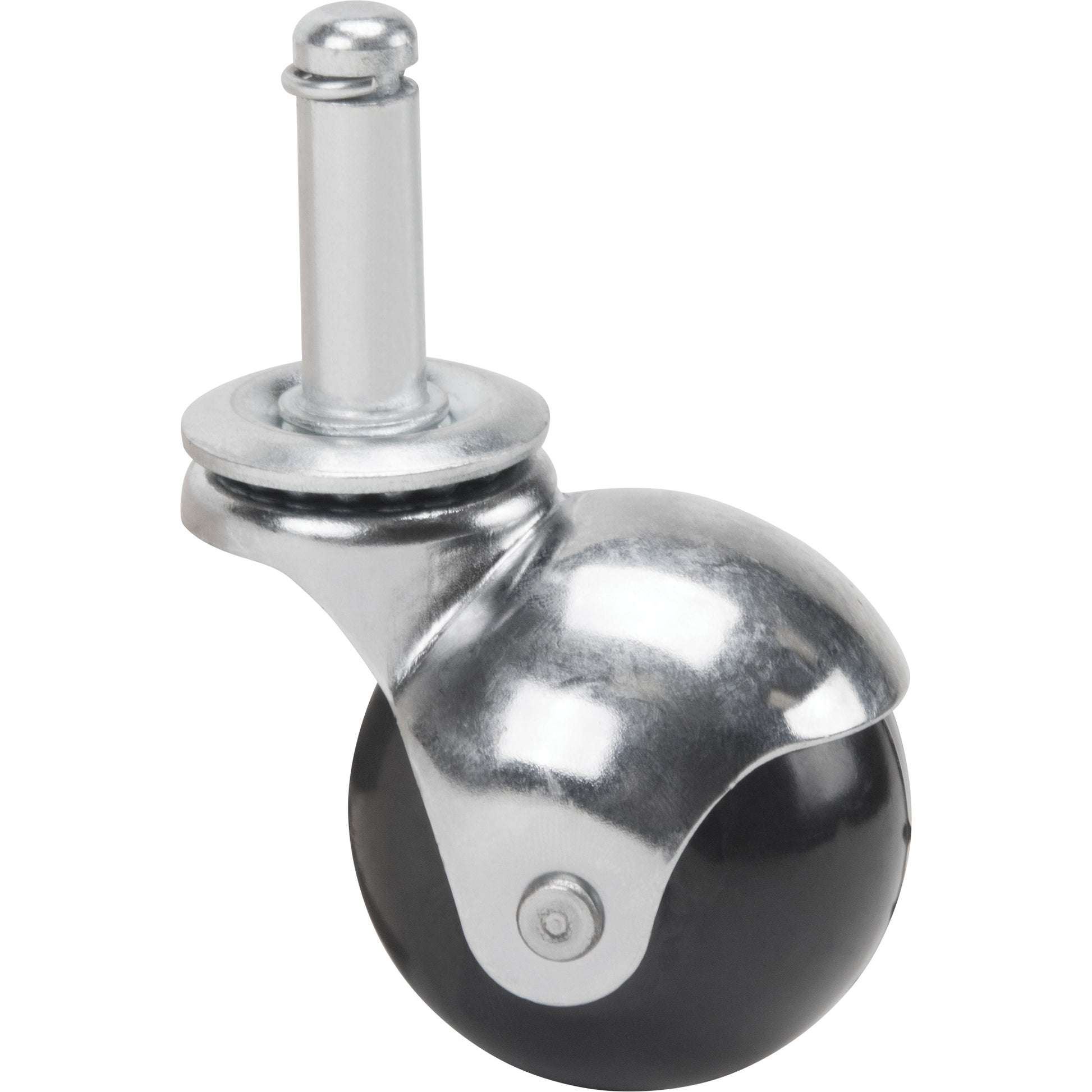 Zinc Plated Caster, Swivel with Brake, 2" (50.8mm) Dia., 200 lbs. (91 kg.) Capacity