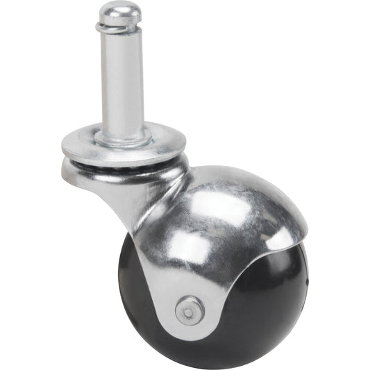 Zinc Plated Caster, Swivel with Brake, 2" (50.8mm) Dia., 200 lbs. (91 kg.) Capacity