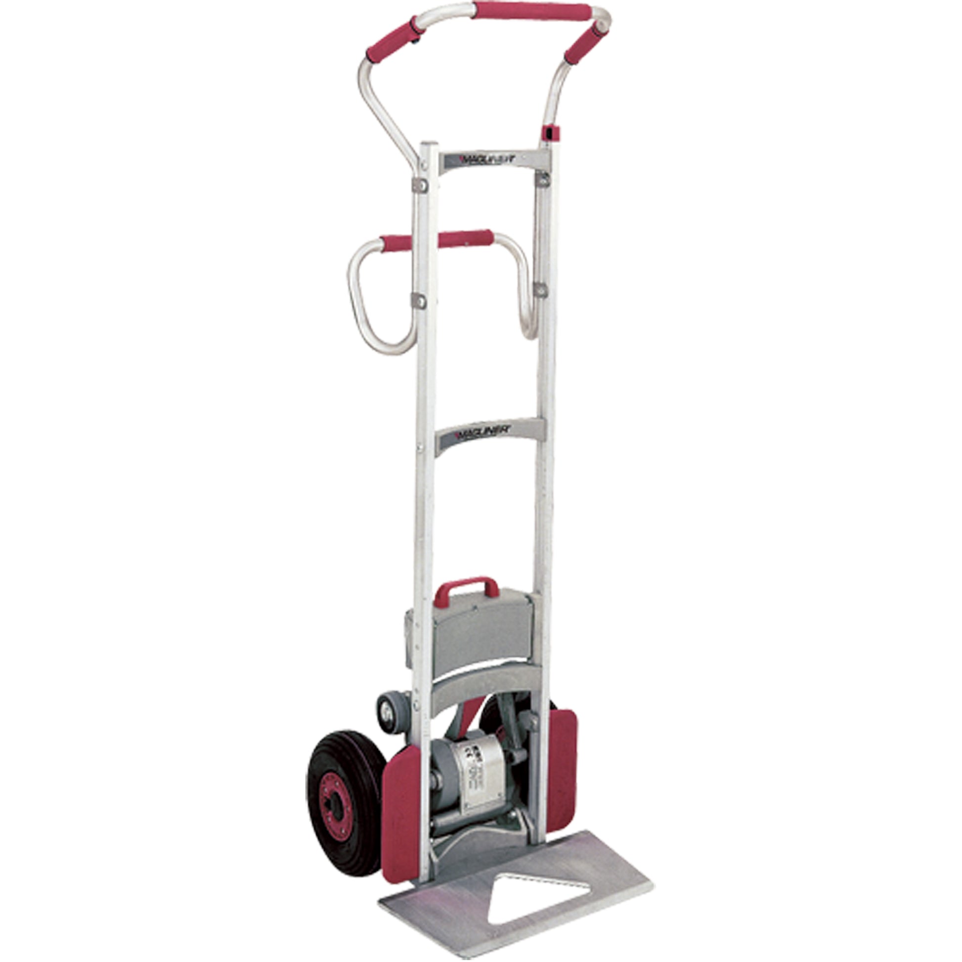 Powered Aluminum Hand Truck, Aluminum Frame, 21" W x 62" H, 375 lbs. Capacity