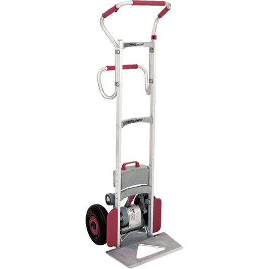Powered Aluminum Hand Truck, Aluminum Frame, 21" W x 62" H, 375 lbs. Capacity