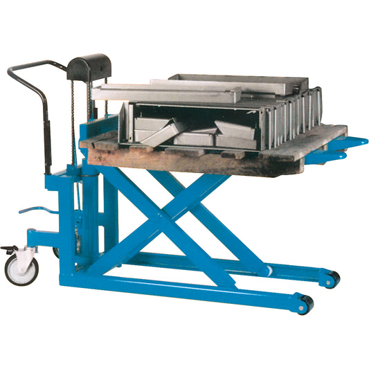 Hydraulic Skid Scissor Lift/Table, 42-1/2" L x 27" W, Steel, 2200 lbs. Capacity
