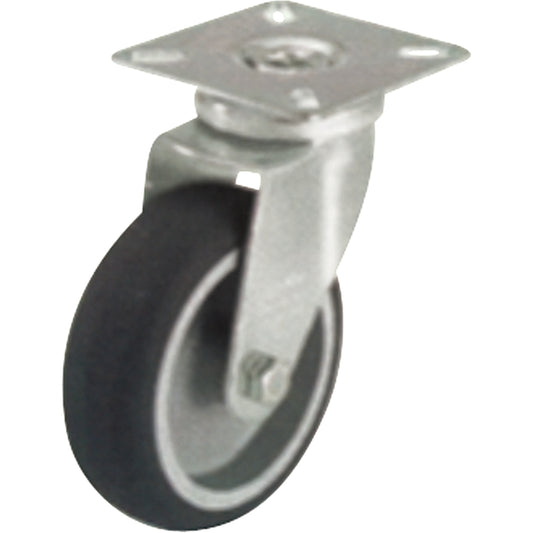 Caster, Swivel, 2" (51 mm), Thermoplastic Rubber, 110 lbs. (50 kg.)