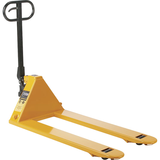 Titan Pallet Trucks, Steel, 48" L x 20.5" W, 5500 lbs. Capacity