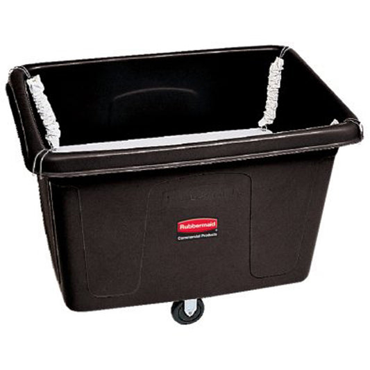 Cube Truck with Spring Platform, Polyethylene, 44-1/16" L x 31" W x 32-1/2" H, 14 cu.ft. Volume, 500 lbs. Capacity